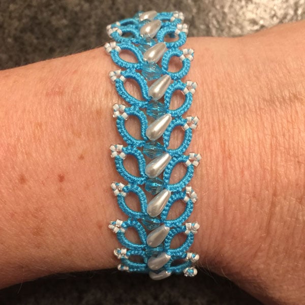 Perlenarmband "Gerstenkorn" – Bild 7