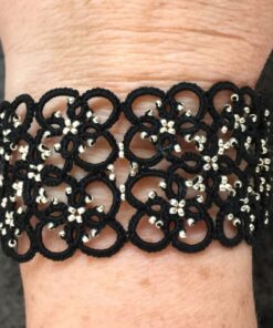 Armband Square schwarz chrome