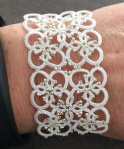 Armband Square weiss