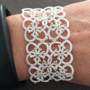 Armband Square weiss