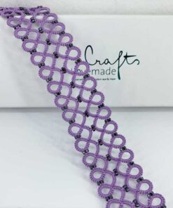 Armband Statement flieder
