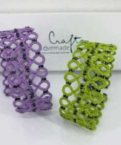 Armbänder Statement pistazie flieder