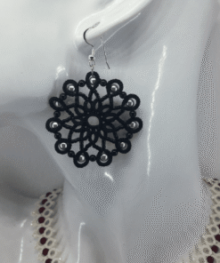 ohrring glamour schwarz