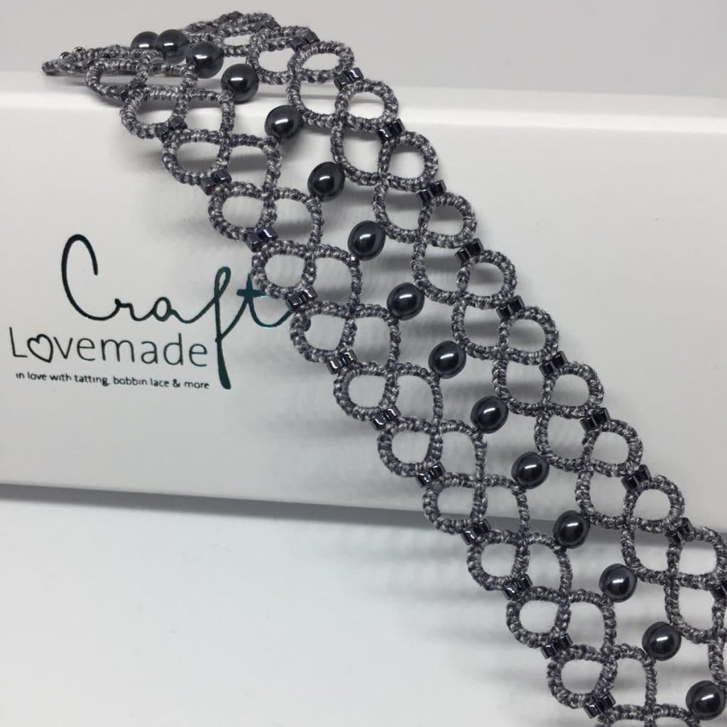 Armband Irene grau twirlz