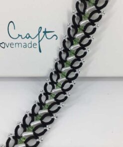 Armband Gerstenkorn grün