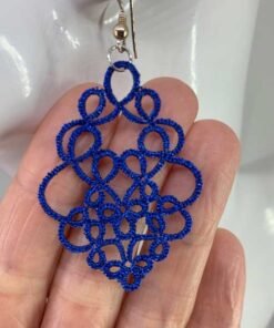 Ohrring Fortune saphirblau