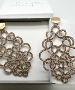 Ohrringe Fortune in gold metallic