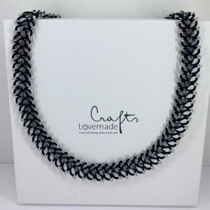 LMC Halskette Sensation schwarz grau Box