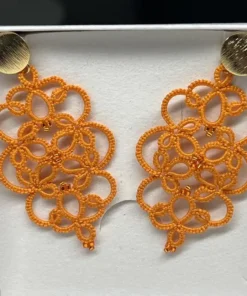 Ohrringe firenze orange box LovemadeCrafts