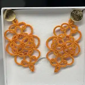 Ohrringe firenze orange box LovemadeCrafts