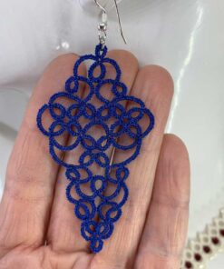 Ohrring Cassandra saphir hand