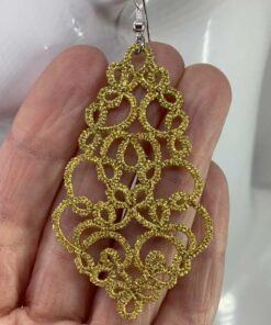 Ohrring Paris gelb-gold