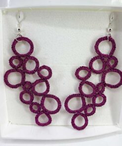 Ohrringe Bubbles rasperry pink