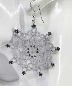 LMC Ohrring Clover silber am ohr