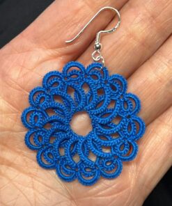 ohrring bloom skybluedk detail lovemadecrafts