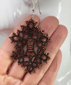Ohrring Dragon metallicbraun Hand