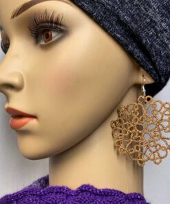 Ohrringe Dalia bronze metallic
