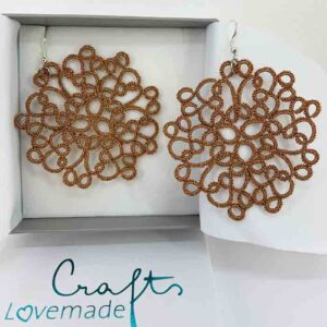 LovemadeCrafts Ohrringe Calantha bronzemetallic