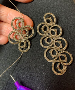 ohrringe curves gold workinprogress lovemadecrafts