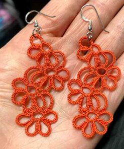 Ohrringe Fairytale in orange