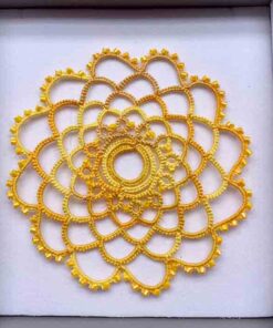 ohrringe mandala orange box lovemadecrafts