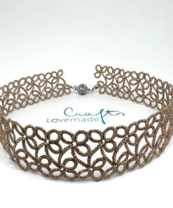 Kropfband Happiness in roségold lovemadecrafts