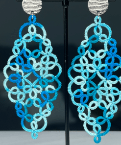Ohrringe Dreams in türkis-blau von lovemadecrafts