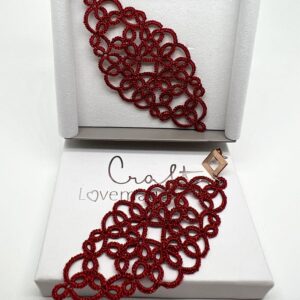 Ohrringe Dreams in rot metallic