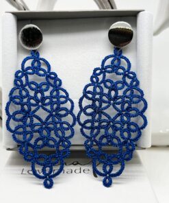 Ohrringe Dreams blau metallic