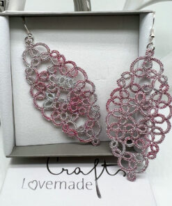 Ohrringe Dreams rosa silber metallic