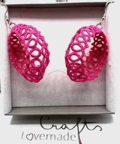 ohrringe doreen pink 3d box lovemadecrafts