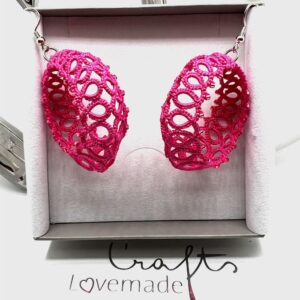 ohrringe doreen pink 3d box lovemadecrafts