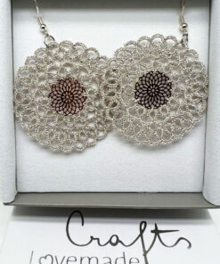 Ohrringe Rosalie in metallic champagne