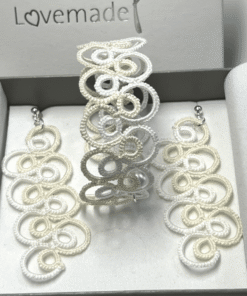 Schmuck-Set Curves in weiss creme