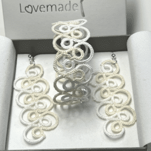 Schmuck-Set Curves in weiss creme