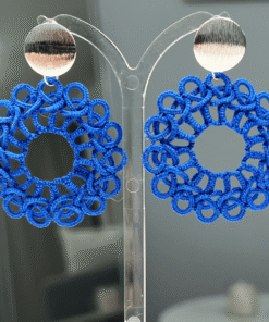Ohrringe Oriana in blau von Lovemadecrafts