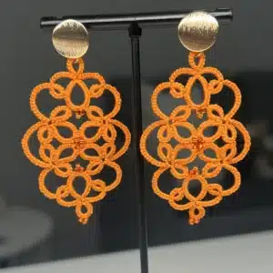Ohrringe Firenze in Orange von LovemadeCrafts