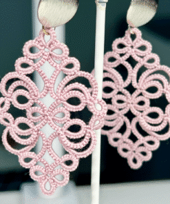 Ohrringe Vivien in altrosa von LovemadeCrafts