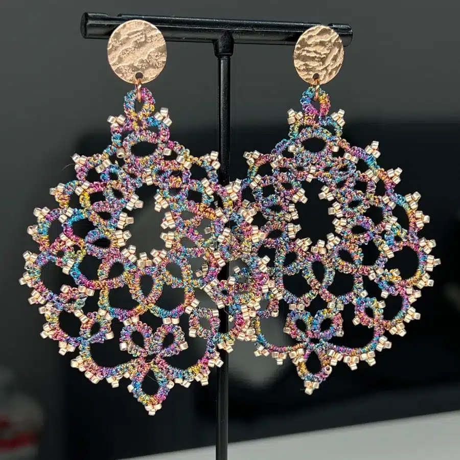 Ohrringe Aurora im Metallic Look von LovemadeCrafts